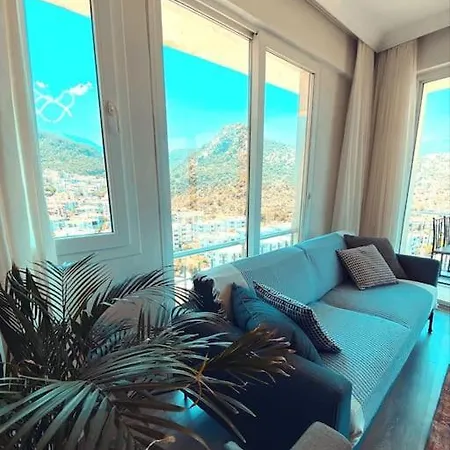 Luna House - Manzara, Jakuzi, 4 Yatak Odasi Lägenhet Fethiye