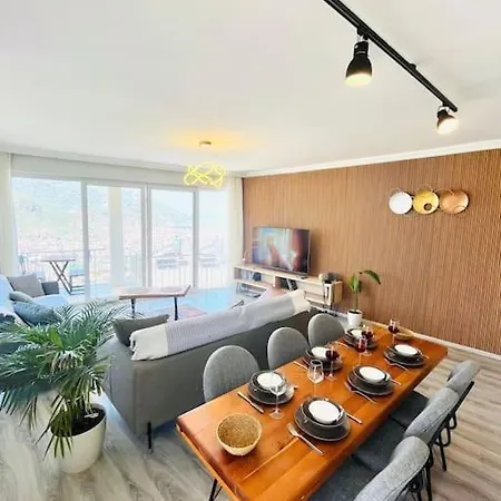 Apartmán Luna House - Manzara, Jakuzi, 4 Yatak Odasi *